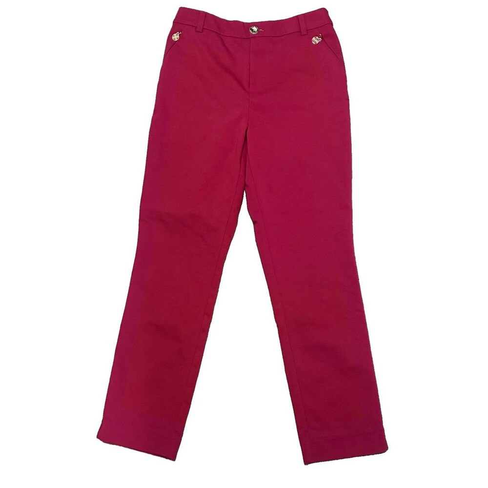 Lilly Pulitzer Red Dress Pants Size 2